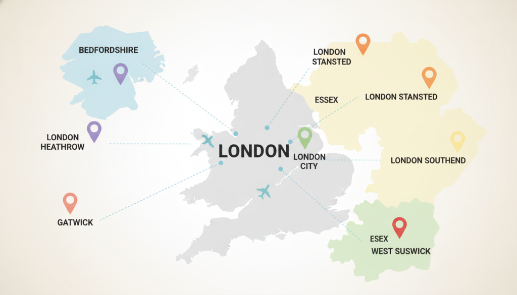 Comparing Gatwick to Other London Airports