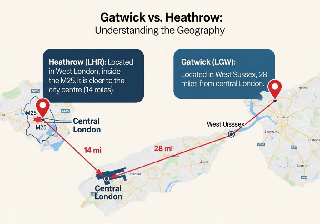 Gatwick vs. Heathrow Understanding the Geography