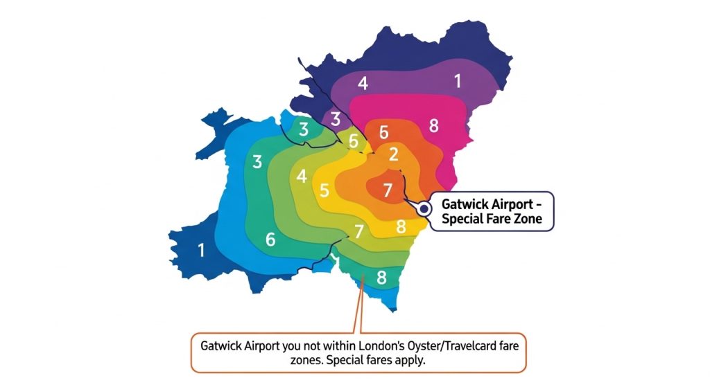What Zone Is Gatwick Airport in London’s Fare System