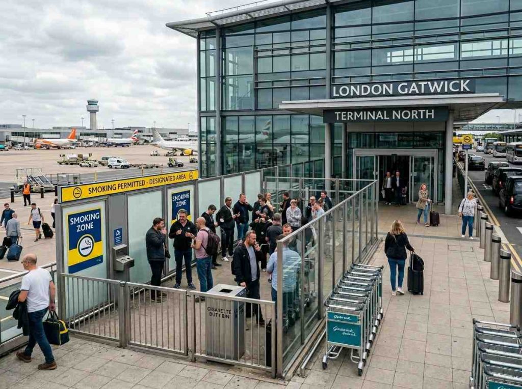 Where Exactly Can You Smoke at Gatwick Airport