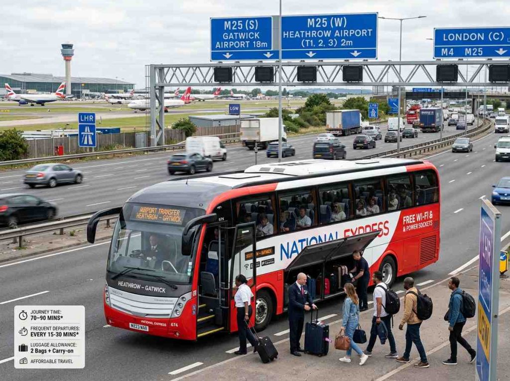 National Express Coach in gatwick